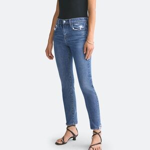 AGOLDE dark wash straight leg jeans